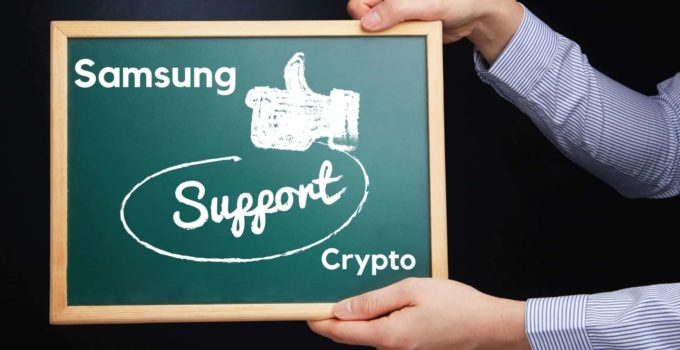 Samsung Continues Support for Crypto