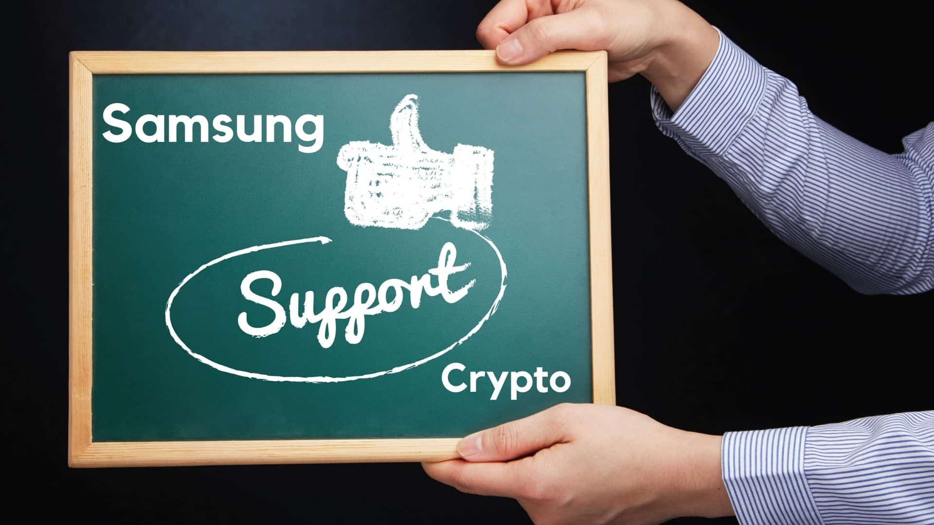 Samsung Continues Support for Crypto