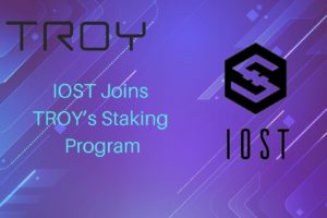 IOST Joins TROY’s Staking Program