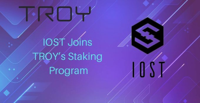 IOST Joins TROY’s Staking Program